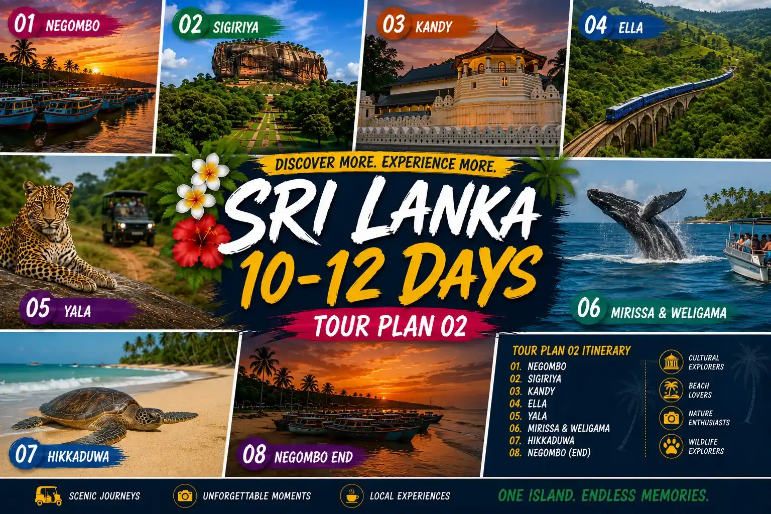 Sigiriya, Ella & the South Coast