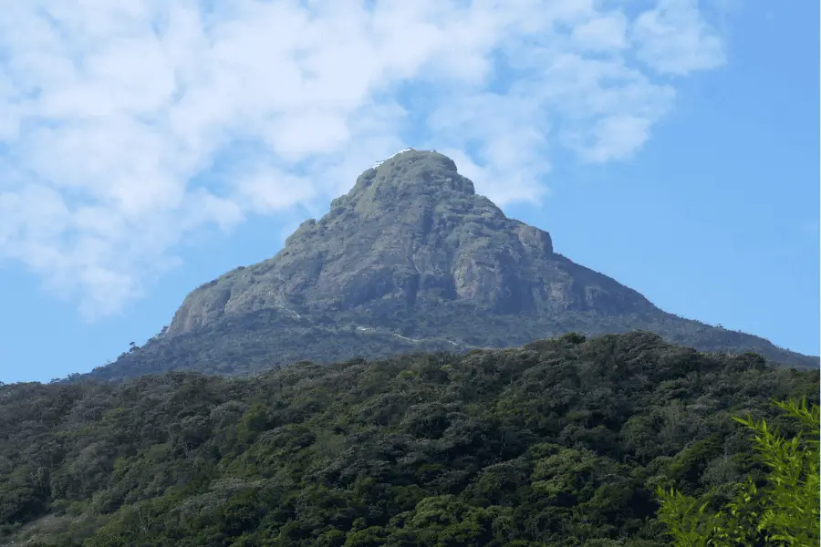 Adam's Peak Sri Pada in Sri Lanka — one of the most sacred pilgrimage mountains and a must on any tuktuk road trip